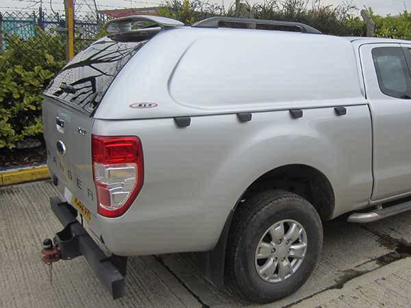 Ford Ranger MK6 (2016-19) SJS Solid Sided Hardtop King / Extra Cab   With Central Locking
