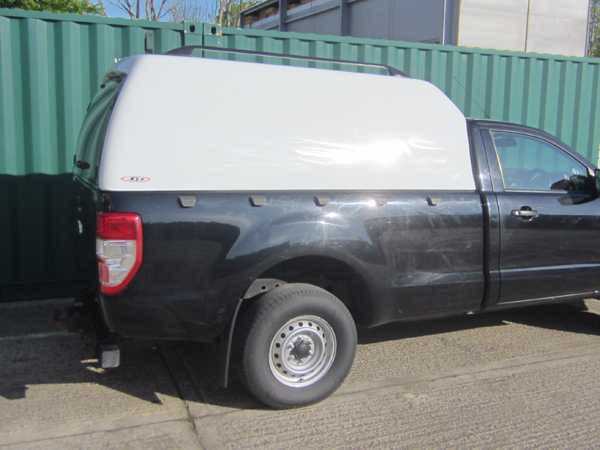 Ford Ranger SJS Solid Sided Hardtop Single Cab - Central Locking Optional Extra