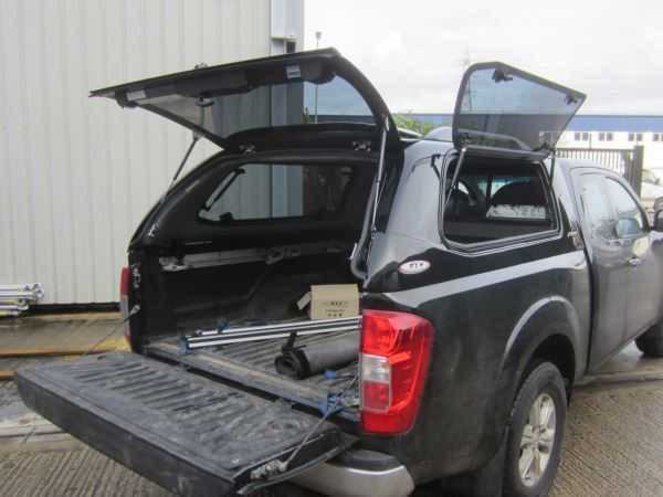 Nissan Navara NP300 SJS Side Opening Hardtop Extra Cab - Central Locking Optional Extra