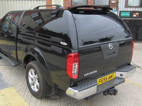 Nissan Navara D40 MK2 (2010-2016) SJS Solid Sided Hardtop King / Extra Cab  With Central Locking