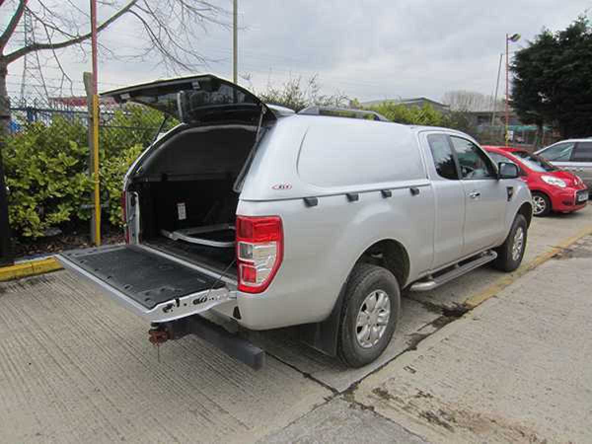 photo for Ford Ranger MK7 (2019-ON) SJS Solid Sided Hardtop King / Extra Cab  - Central Locking Optional Extra