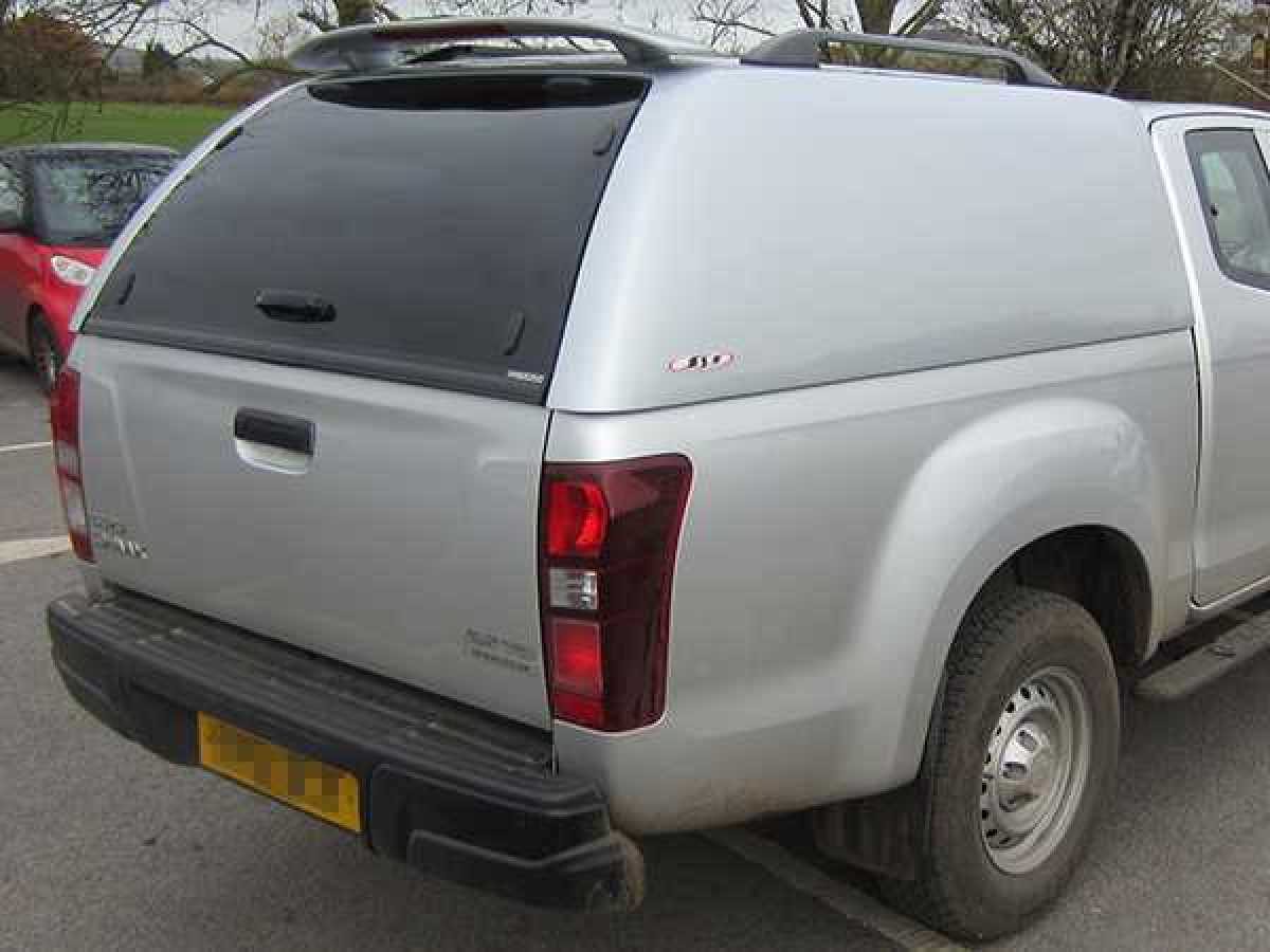 Isuzu D-Max MK6 (2021-ON) SJS Solid Sided Hardtop King / Extra Cab - Central Locking Optional Extra